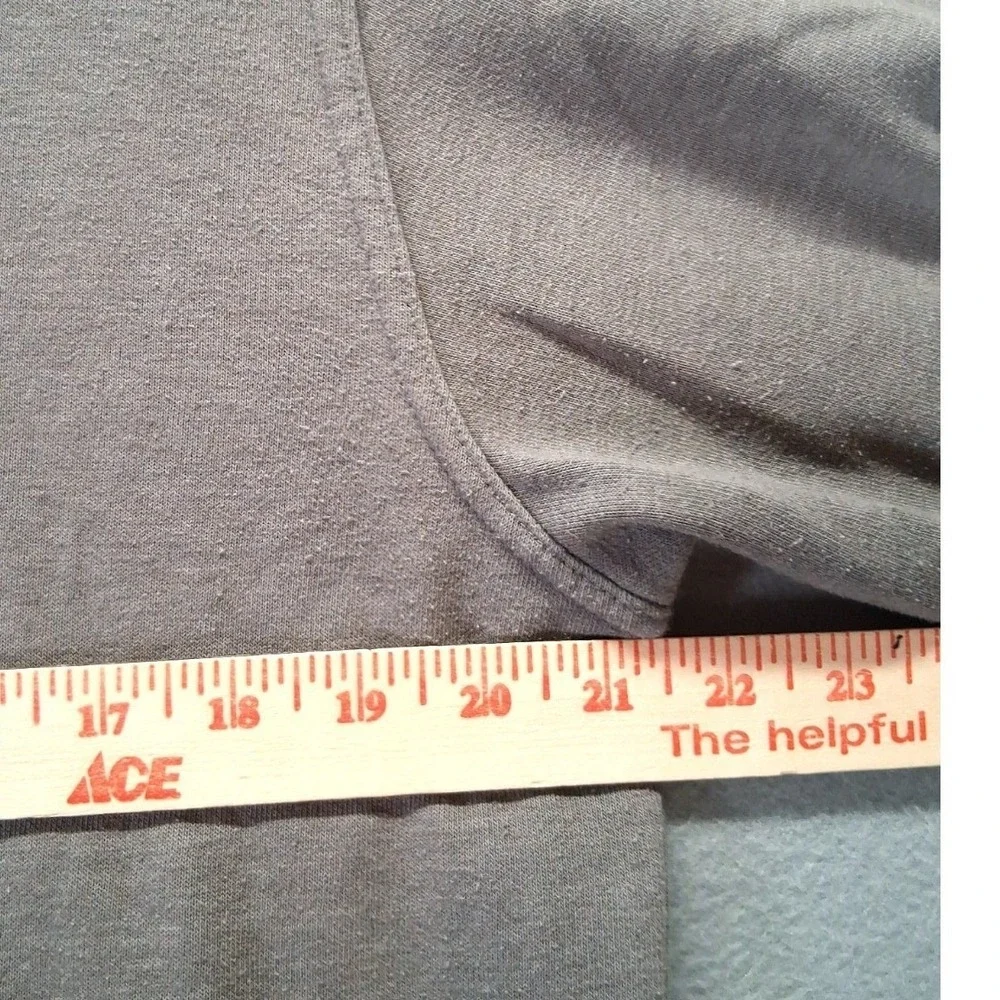 The North Face Mens Size‎ Large Hoodie Pullover Gray White Sweatshirt